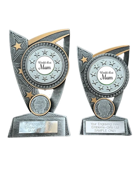 World’s Best Mum Award (N) Triumph Resin Sports Trophy Engraved Free