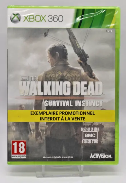 THE WALKIND DEAD Survival instinct sur Xbox 360 NEUF PROMO Demo Press NFR