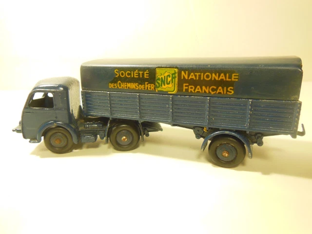 Miniature Dinky Toys Panhard Service Remorque SNCF - 32AB - 1/43 Métal Vert