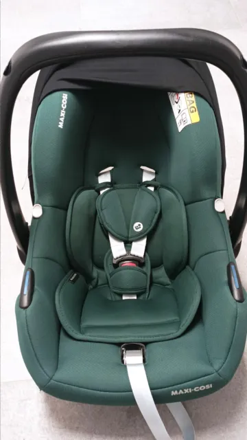 Maxi Cosi CabrioFix i-Size Kindersitz Babyschale Essential Green