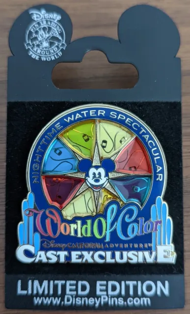 DCA Disney California Adventure Cast Exclusive World of Color Spinner Pin LE 750