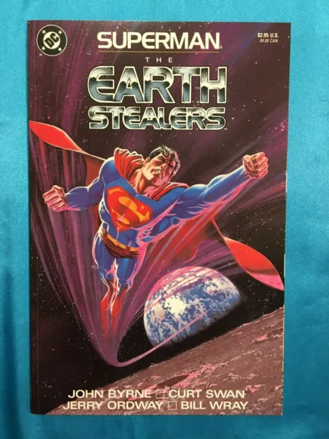 Superman: The Earth Stealers, 1988, John Byrne / Curt Swan, Very Fine Condition