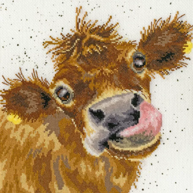 Bothy Threads ~ Wrendale ~ Counted Cross Stitch Kit ~ Moo Cow ~ XHD48