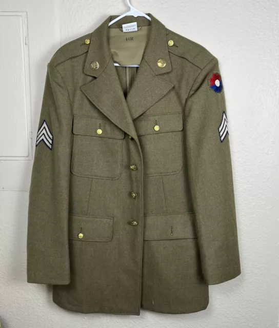 ‘At the Front’ Repro WW2 US Army EM Service Coat 44R