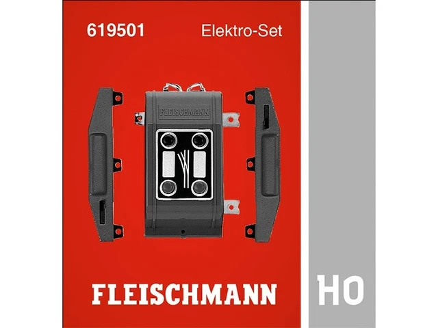Aiguillage Fleischmann TJD Long 15° Avec Commande électromagnétique - Échelle HO 1/87 - Occasion Très Bon état