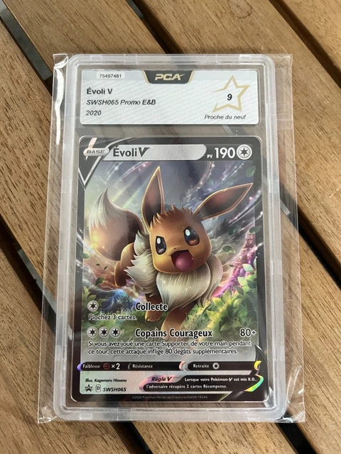 Carte Evoli Pokemon Grade PCA 9 PROMO SWSH065