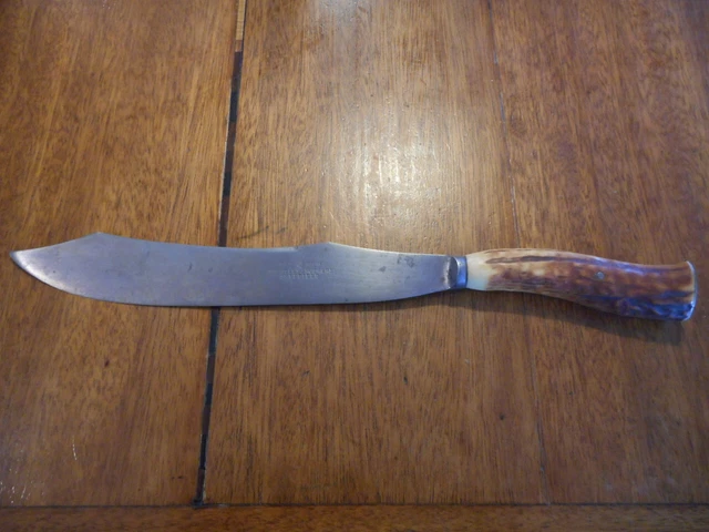 ANCIEN COUTEAU CAVALIER anglais 332 W. WHITELEY SHEFFIELD, XIXème, bois