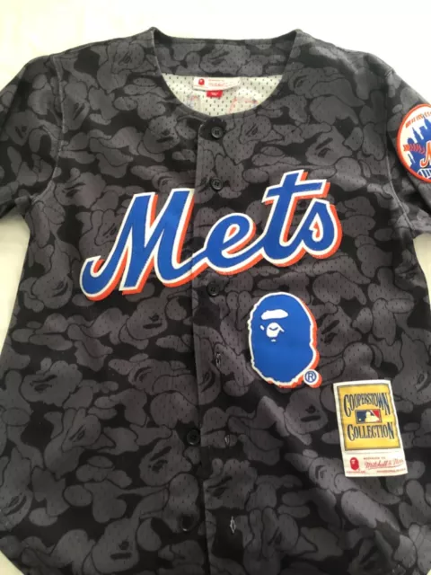 BATHING APE BAPE + New York METS Collaboration Jersey Pre Owned