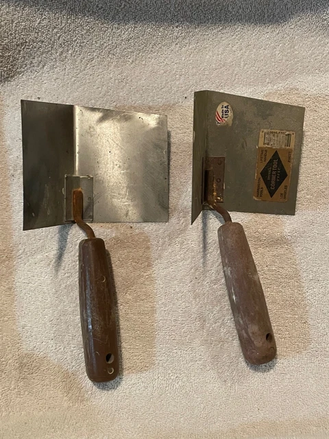 2 Drywall Corner Tools.  1 Harrington 15CTT 5 x 4 x 4 (USA) & 1 unmarked.