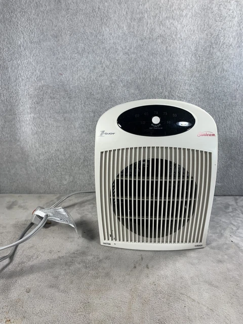SUNBEAM SCH2100 FLAT Panel 1500W Ceramic Heater with Digital Thermometer  $21.70 - PicClick
