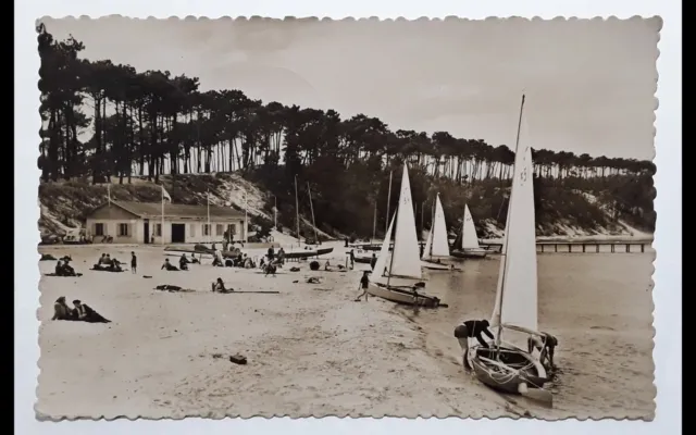 cpsm-CARCANS-MAUBUISSON-La Plage-voyagé,trés bon état.