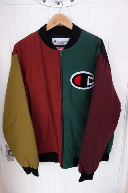 Supreme x champion color deals blocked jacket