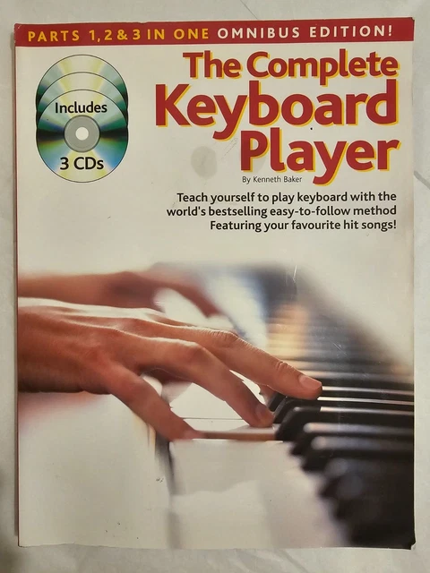 THE COMPLETE KEYBOARD PLAYER - OMNIBUS EDITION - Kenneth Baker - THREE CD's  VGC