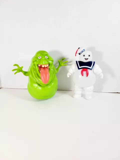 Ghostbusters 2016 Slimer Talking Toy and Stay Puff Marshmallow Man Light Up