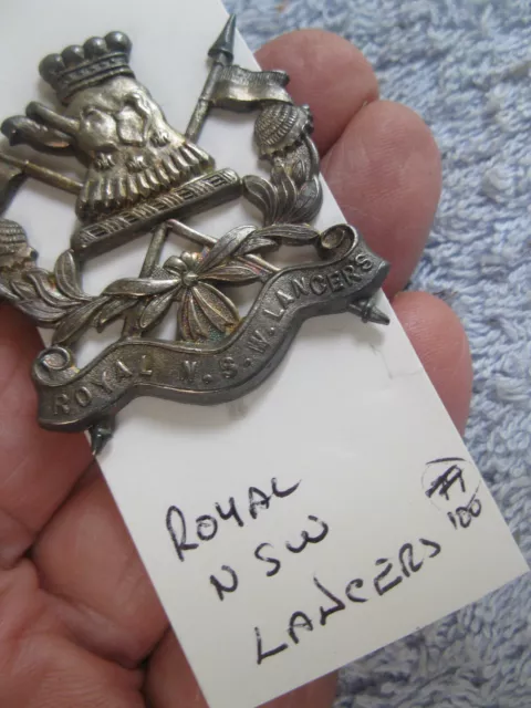 Australian Army N.S.W. Lancers  Battalion  Hat Badge