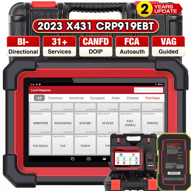 Launch CRP919E BT KFZ Diagnosegerät Auto OBD2 Scanner ALLE SYSTEM ECU Coding
