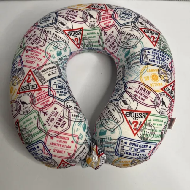 GUESS AIRPLANE NECK Pillow.Memory Foam. 15.50 PicClick