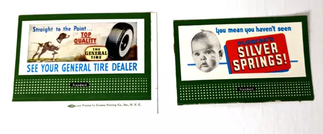 Lionel Trains Billboards 1952, Original, Advertising Silver Springs General Tire