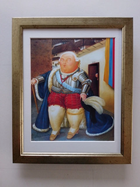 Fernando Botero print 'Louis XVI'  FRAMED