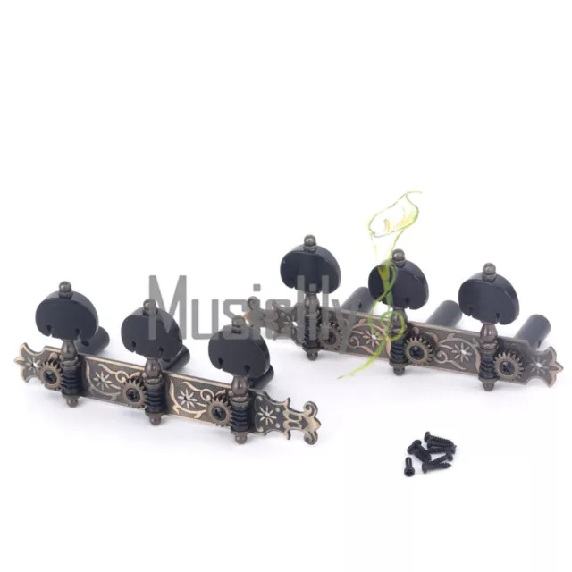 Musiclily Pro Antique Brass Bouchet Style Classical Guitar Tuning Machine Heads