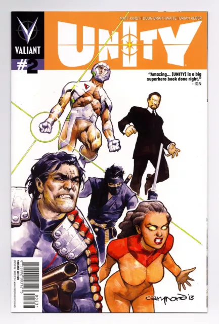 Unity (2013) #2 1:25 Nord Variant Bagged Boarded Valiant Entertainment Vei Nm