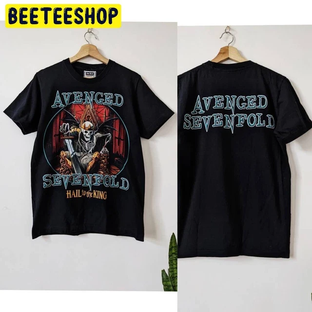 2 Side Vintage Avenged Sevenfold Hail To The King Shirt Unisex Men Women KV10711