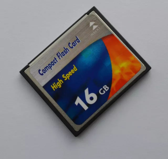 Carte Mémoire 16 GB Compact Flash Carte Cf pour Olympus E-30 E-520