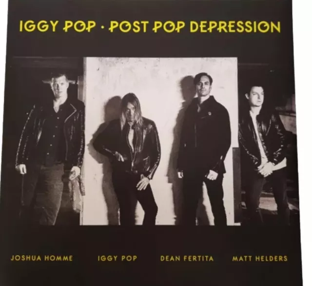 Iggy Pop Post Pop Depression RARE  Exclusive 500 Yellow Vinyl NEW