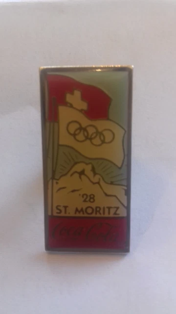 Coca Cola Reproduction Pin Jeux Olympiques D'Hiver 1948 St