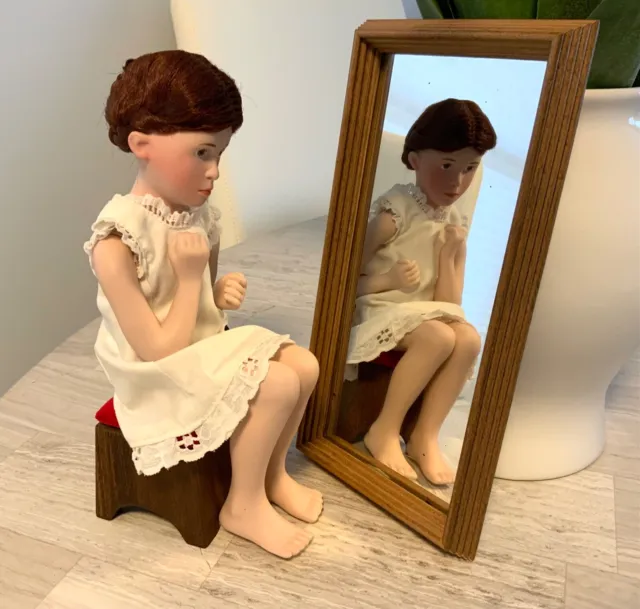 “JANE” W/MIRROR ON SEAT NORMAN ROCKWELL Doll Made in W GERMANY Mary Moline #786