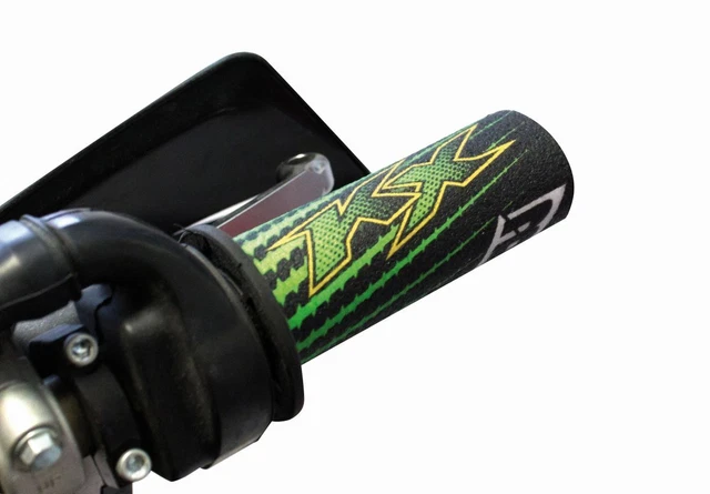 Proteggi maniglie protezione maniglie Blackbird replica Kawasaki KX