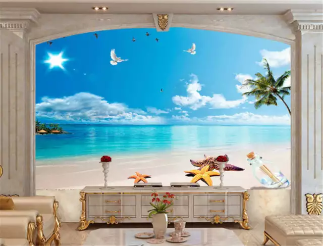Imaginary Water Sea 3D Full Wall Mural Photo Wallpaper Printing Home Kids Decor