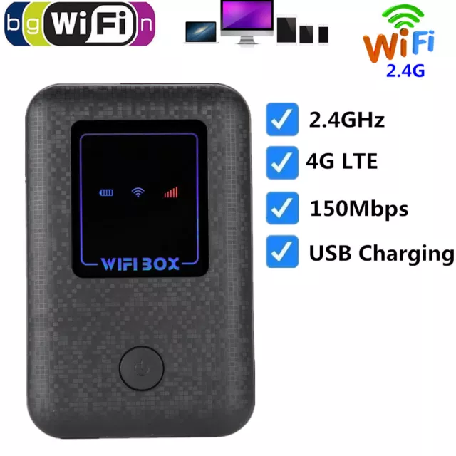 Routeur  fil MF901 4G LTE 150Mbps Mobile 2.4G WiFi Hotspot avec fente pour