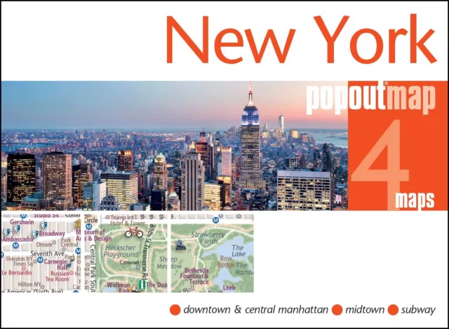 New York PopOut Map (PopOut Maps) - pocket-size, pop-up map of New York City: (