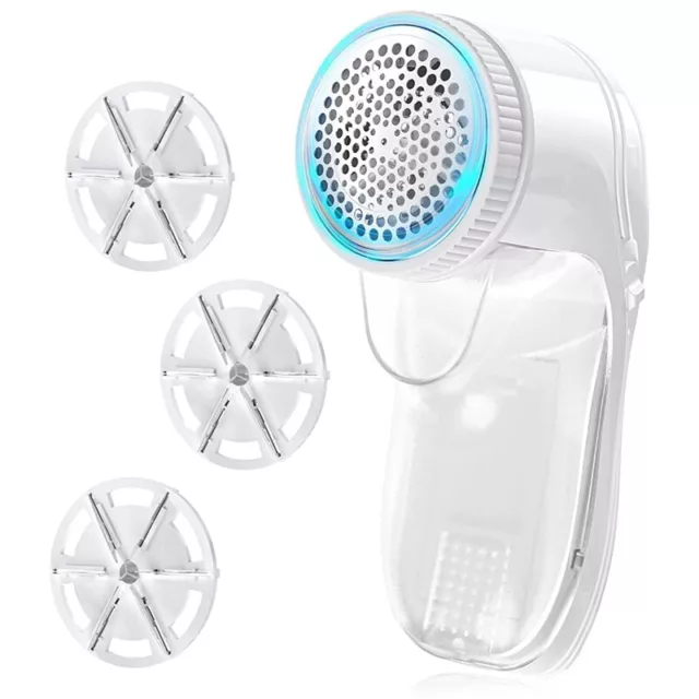Fabric Shaver, Portable Remover Powerful Shaver with Extra Blades USB Charg F3Q8
