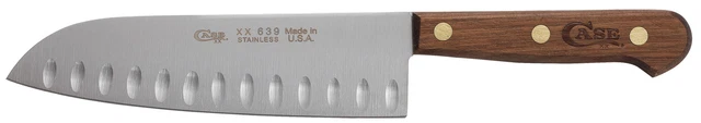 Case xx Household Cutlery Kitchen Santoku Knife Walnut Wood 07322
