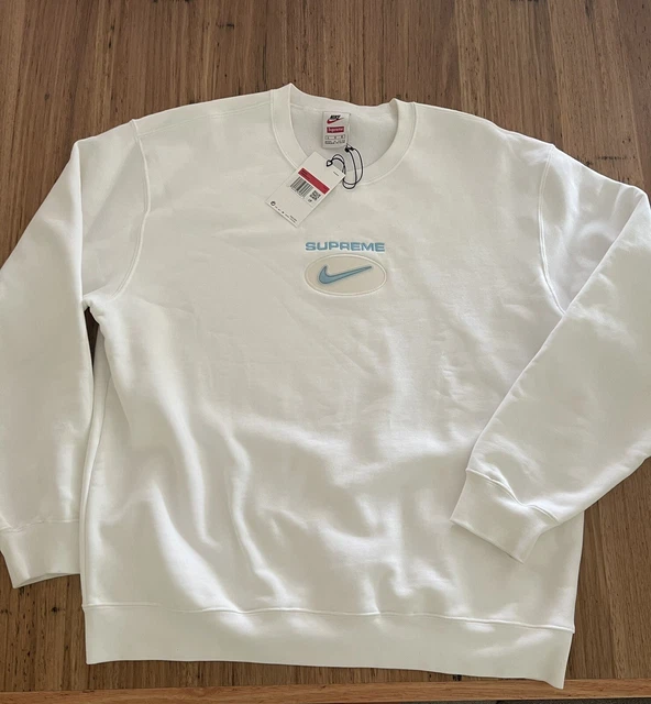 Supreme Nike Jewel Crewneck 白 Lサイズ