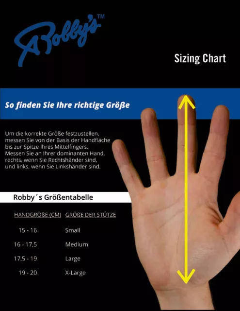 Bowling Ball Handgelenkstütze Robbys Leather Original Wrist Support Handschuh 2