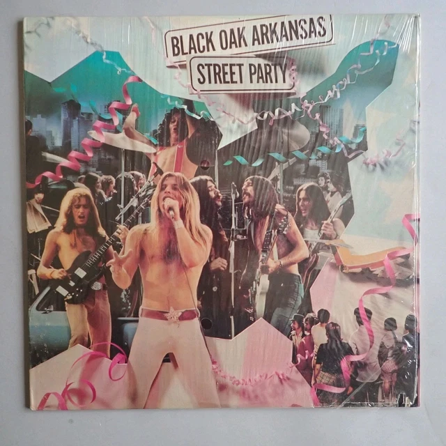 BLACK OAK ARKANSAS - Street Party LP - 1st Press PROMO - Southern