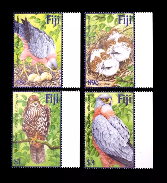 FIJI 2002 BIRDS FIJI GOSHAWK SG1170/3 Set of 4MNH U/M Mint