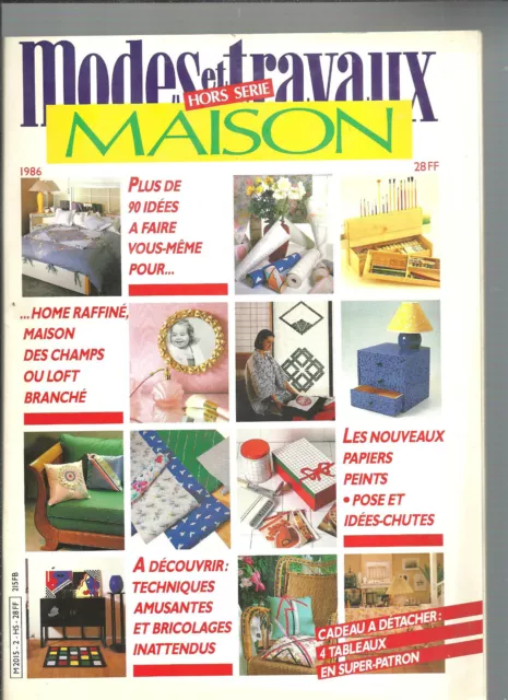 Modes  et Travaux Maison Hors série 1986 REF E28