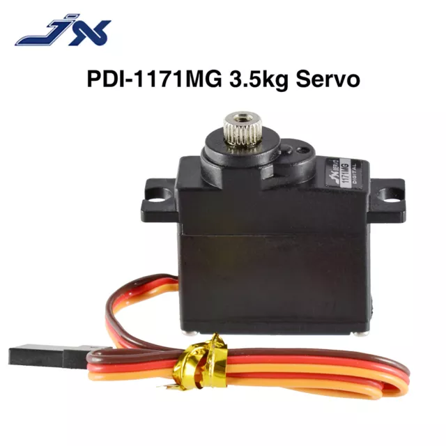 JX PDI-1171MG 17g 3.5kg Torque Metal Gear Micro Digital Servo for RC Car Plane