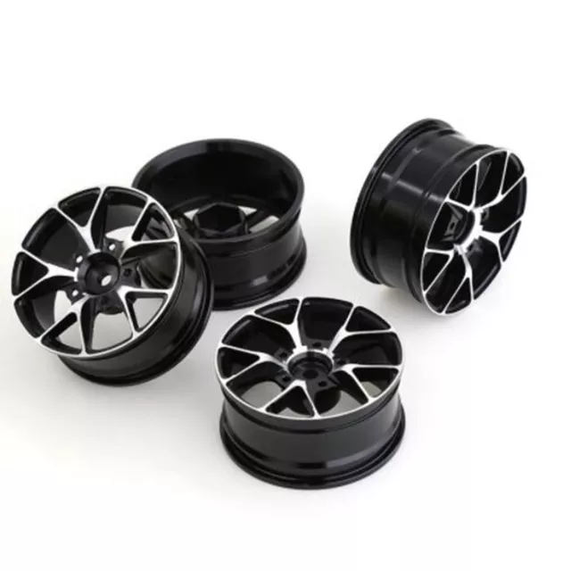 Aluminum Alloy Metal Wheel Rim Hub Set for 1:10 RC Car Upgrade Accessories A2DE