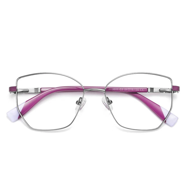 Womens Metal Reading Glasses Eyeglasses Candy Colorful Rearers + 0.50 ~ 6.0 I
