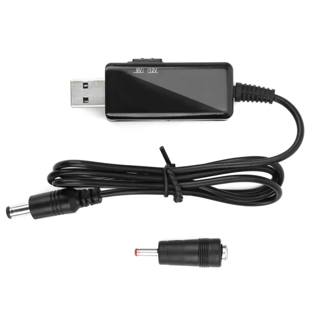 USB To DC Cable Power Bank Router Cord 5V To 9V 12V StepUp Digital 5521m FFG