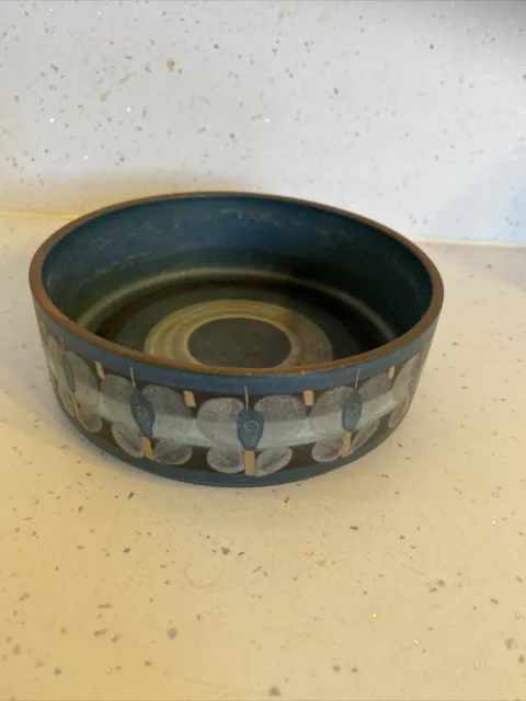 Vintage West German Pottery KMK Small Bowl S15