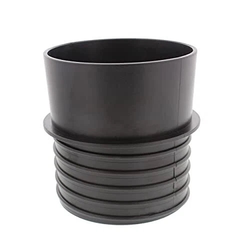 4in Plastic Pipe Threaded Quick Connect Adaptor Coupler 1-Pack, Flexible