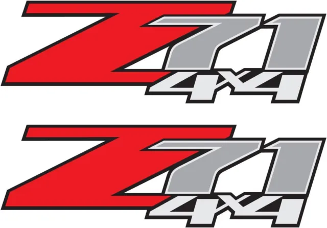 Silverado GMC Sierra truck  (2 ) Z71 4x4 F Chevy 07-13 Decal Sticker