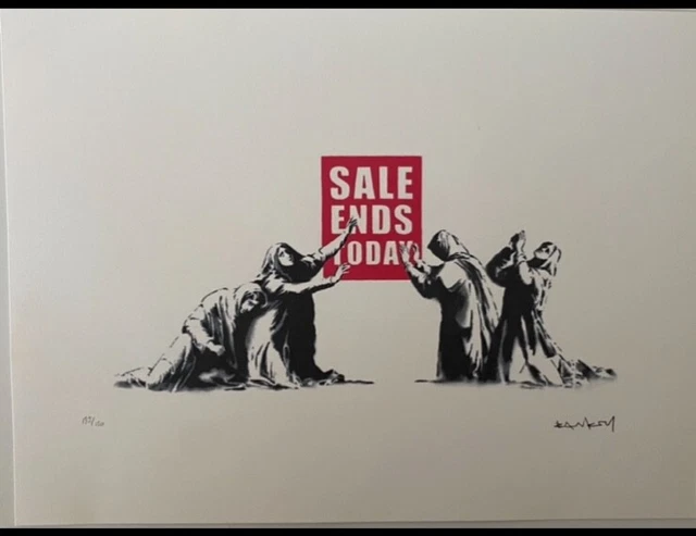 Banksy Original Art Edition Lithographie Signée Numérotée /150 