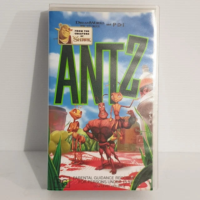 ANTZ VHS BY Dreamworks And P D I Family Movie Rated PG 1998 PAL $15.85 ...